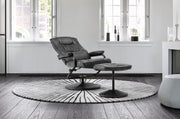 Memphis Swivel Chair and Footstool