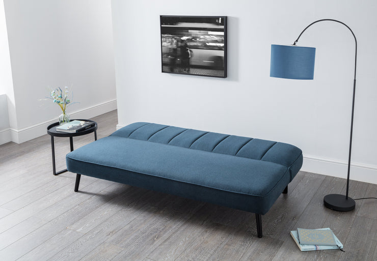 Miro Curved Back Sofabed - Blue