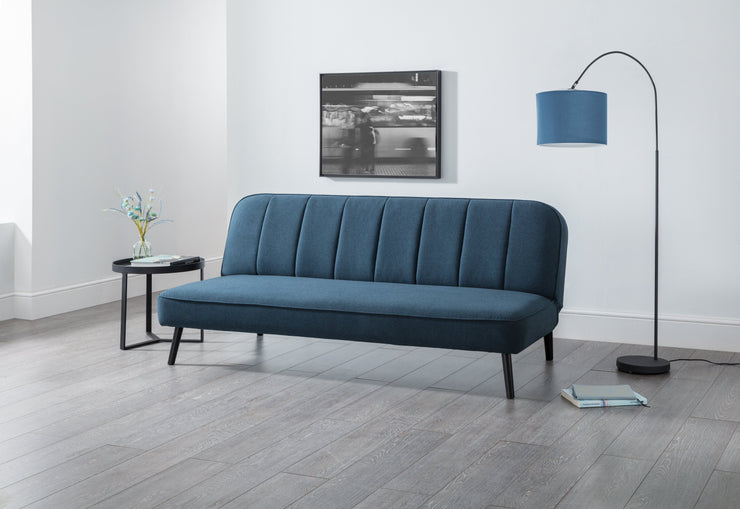 Miro Curved Back Sofabed - Blue