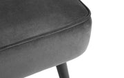 Miro Curved Back Sofabed - Grey Velvet