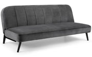 Miro Curved Back Sofabed - Grey Velvet