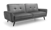 Monza 3 Seater Sofa - Grey Velvet