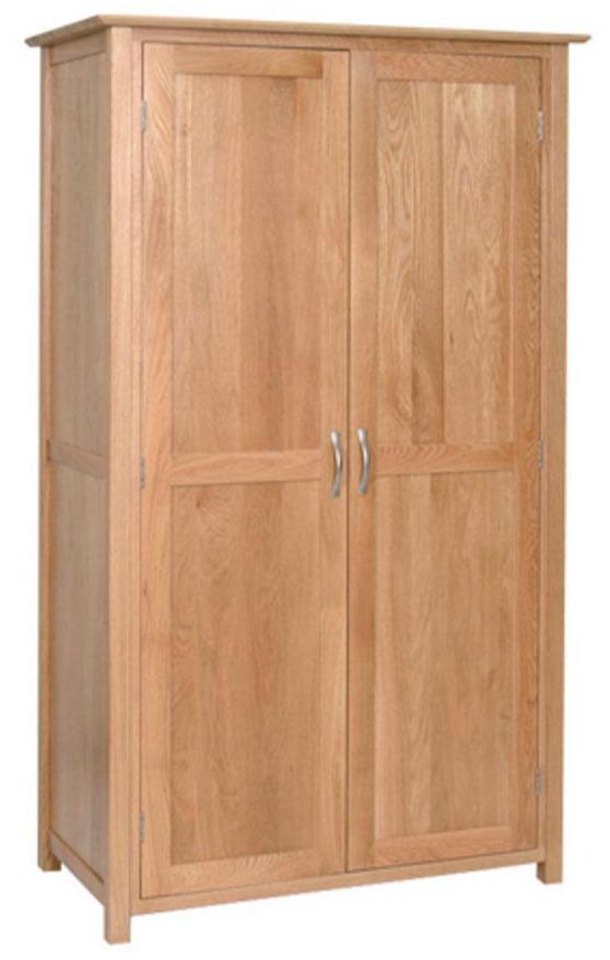 New Oak All Hanging Double Wardrobe