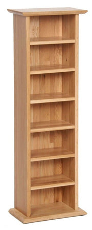 New Oak CD/DVD Rack