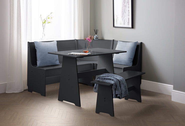 Newport Corner Dining Set - Anthracite