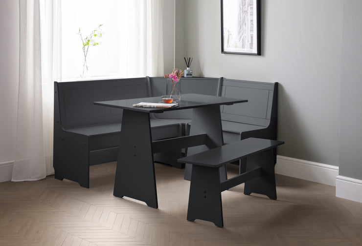 Newport Corner Dining Set - Anthracite