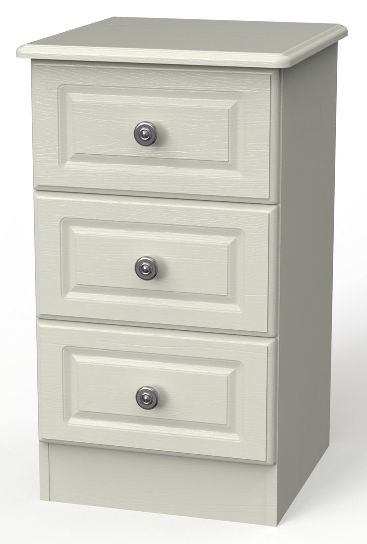 Pembroke 3 Drawer Bedside Cabinet