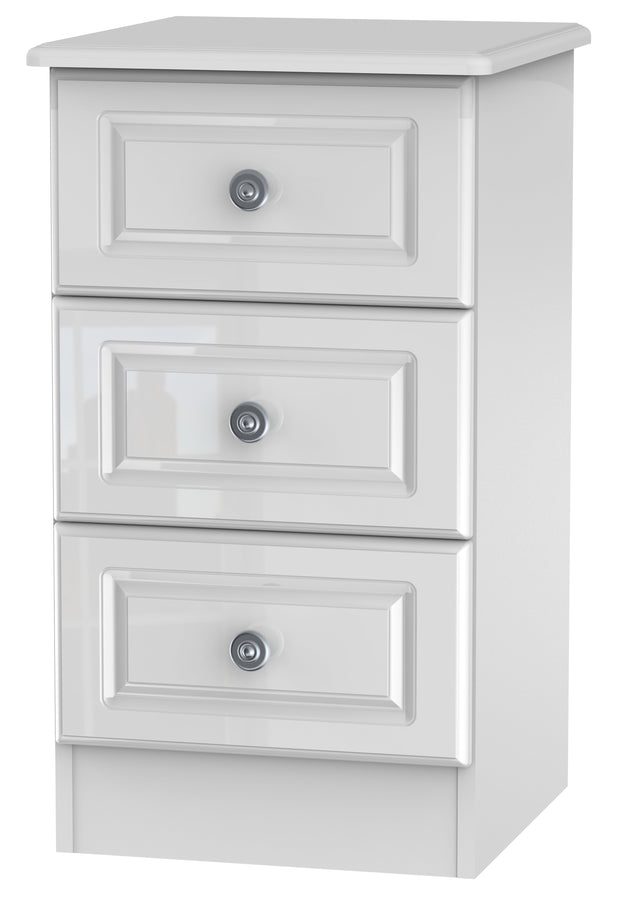 Pembroke 3 Drawer Bedside Cabinet