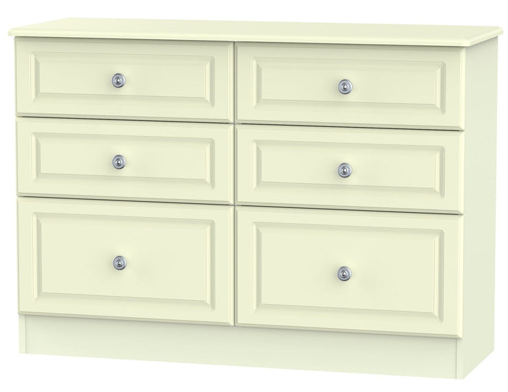 Pembroke 6 Drawer Midi Chest Chest Of Drawers