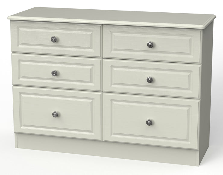 Pembroke 6 Drawer Midi Chest Chest Of Drawers