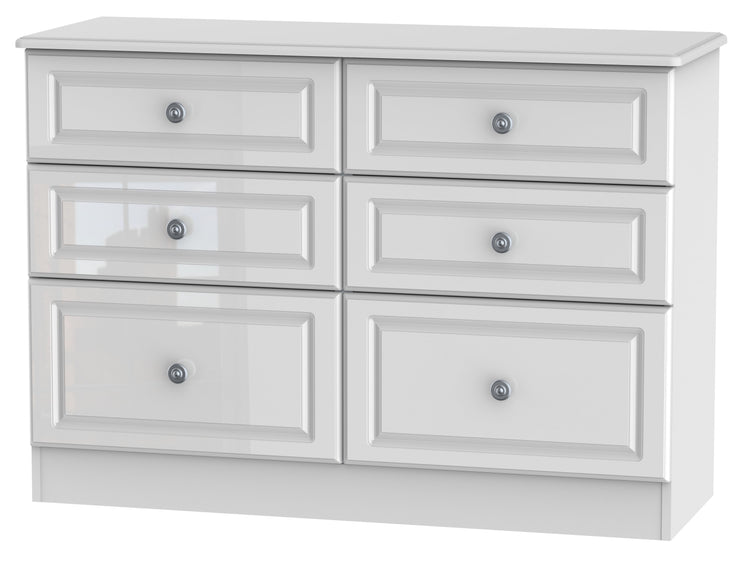 Pembroke 6 Drawer Midi Chest Chest Of Drawers