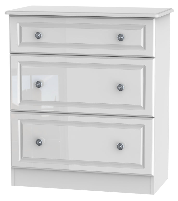 Pembroke 3 Drawer Deep Chest Of Drawers