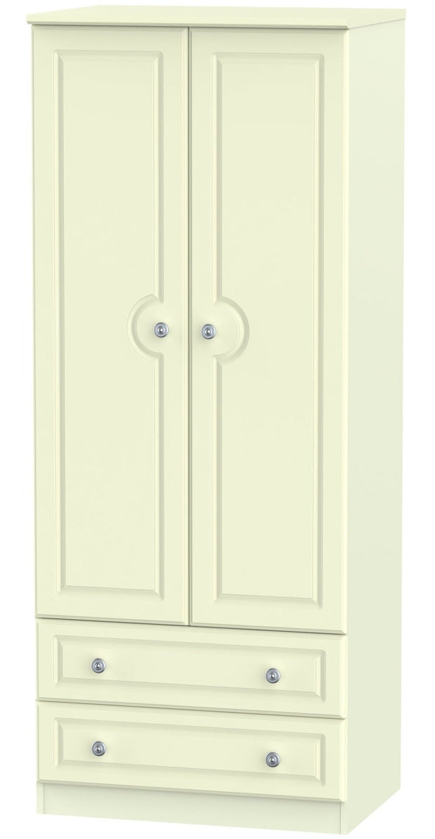 Pembroke 2 Door 2 Drawer 2ft 6in Wardrobe