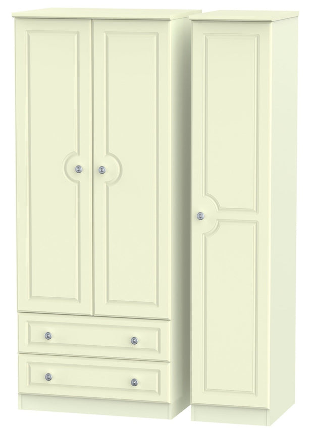 Pembroke 3 Door 2 Left Drawer Wardrobe