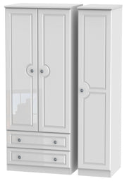 Pembroke 3 Door 2 Left Drawer Wardrobe