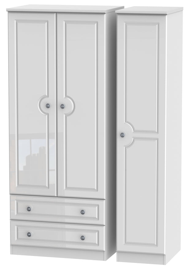 Pembroke 3 Door 2 Left Drawer Wardrobe