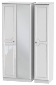 Pembroke 3 Door Tall Mirror Wardrobe