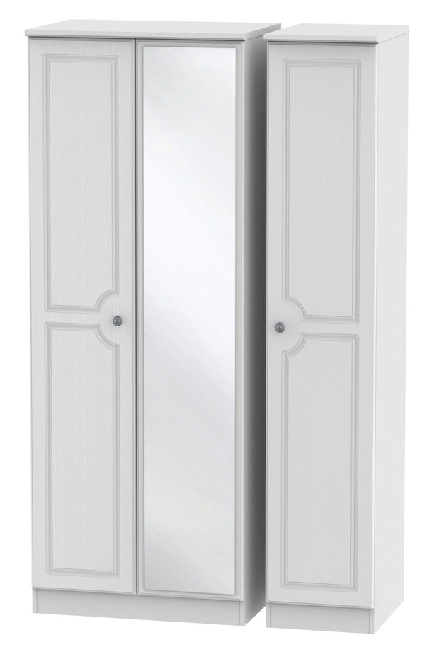 Pembroke 3 Door Tall Mirror Wardrobe