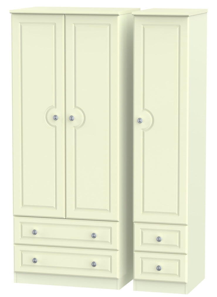 Pembroke 3 Door 4 Drawer Wardrobe