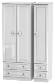 Pembroke 3 Door 4 Drawer Tall Wardrobe