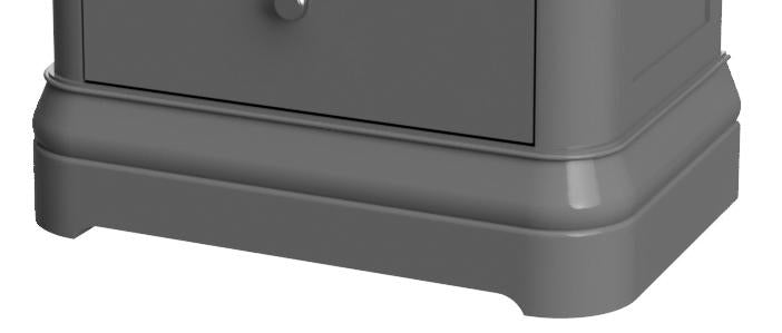 Pebble Double Wardrobe with Drawer