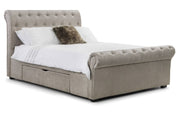 Ravello Deep Button Scroll Bed