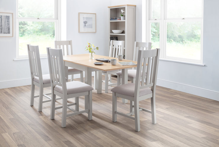 Richmond Flip-top Dining Table - Elephant Grey