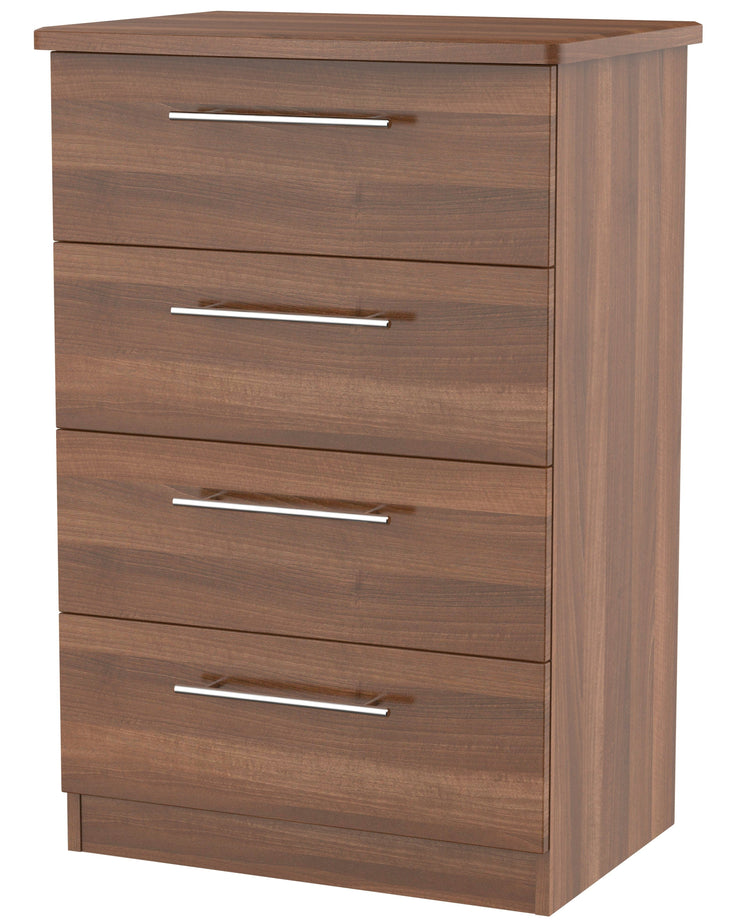 Sherwood 4 Drawer Midi Chest Of Drawers