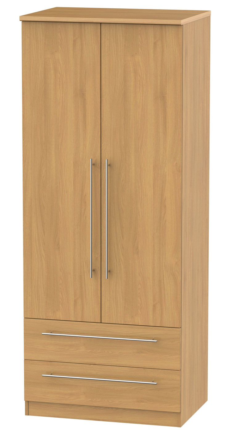 Sherwood 2 Door 2 Drawer Wardrobe