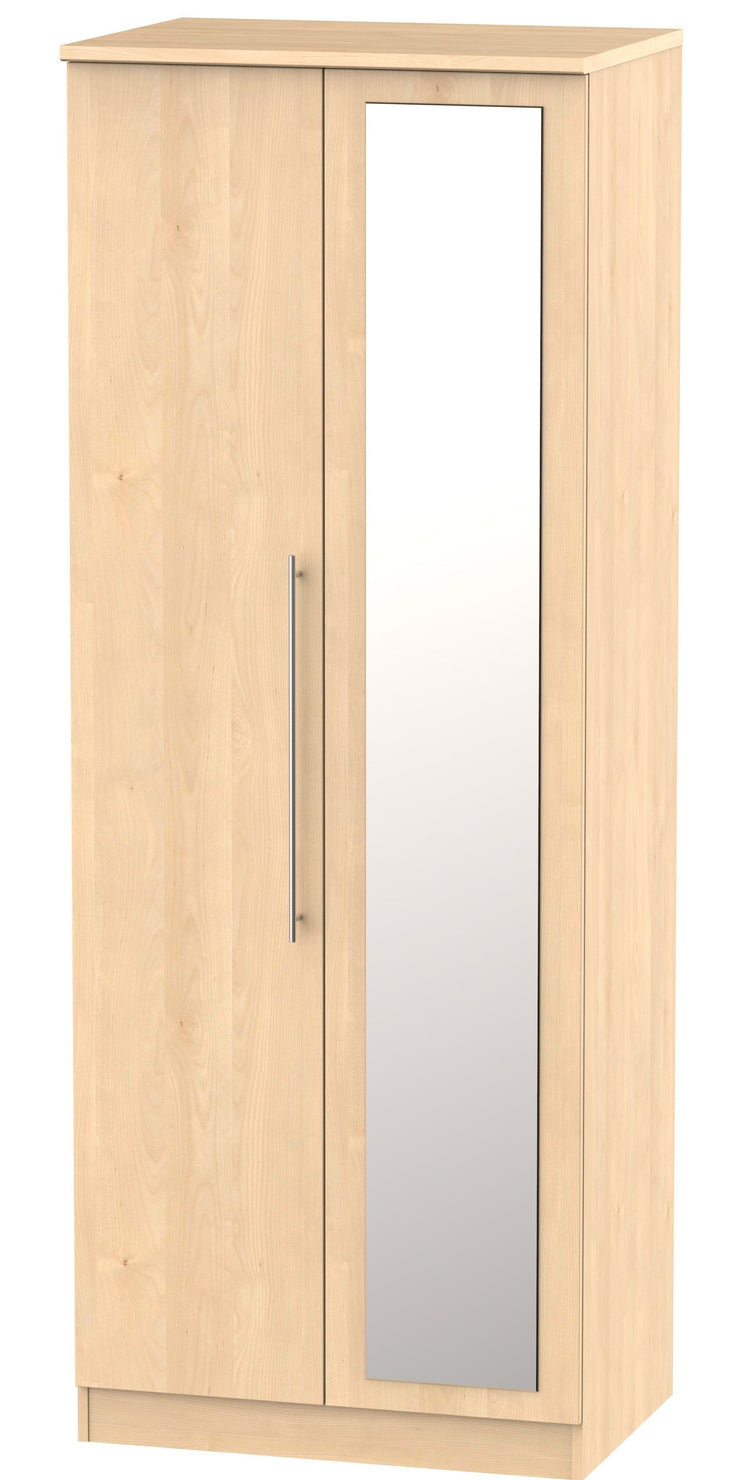 Sherwood 2 Door Tall Mirror Wardrobe