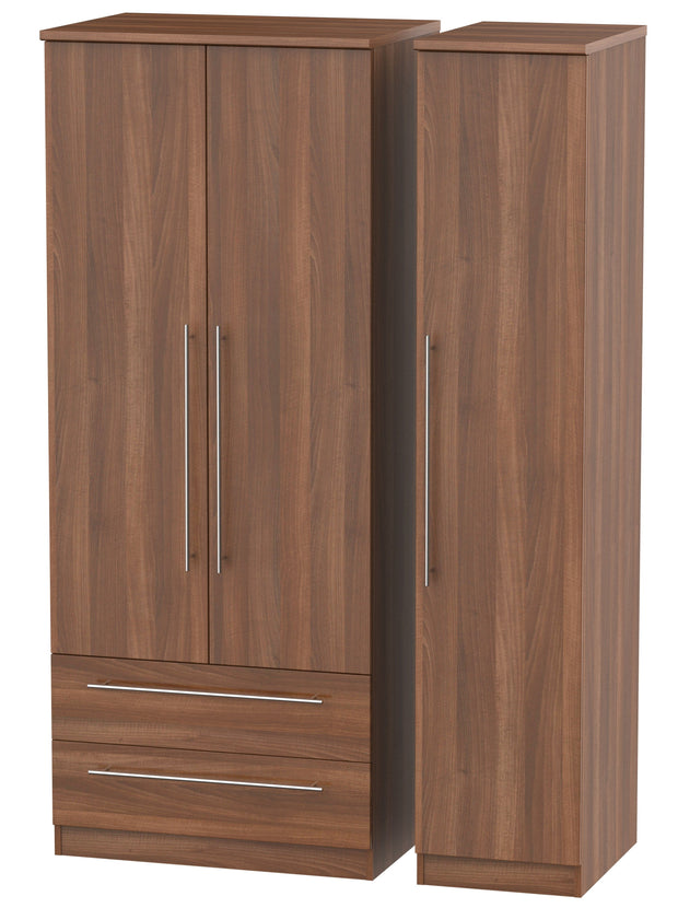 Sherwood 3 Door 2 Left Drawer Wardrobe