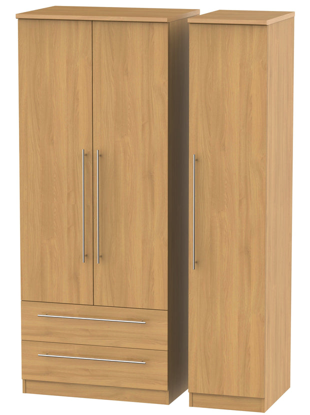 Sherwood 3 Door 2 Left Drawer Wardrobe