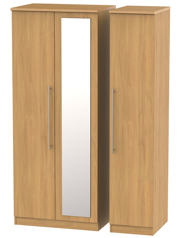 Sherwood 3 Door Mirror Wardrobe