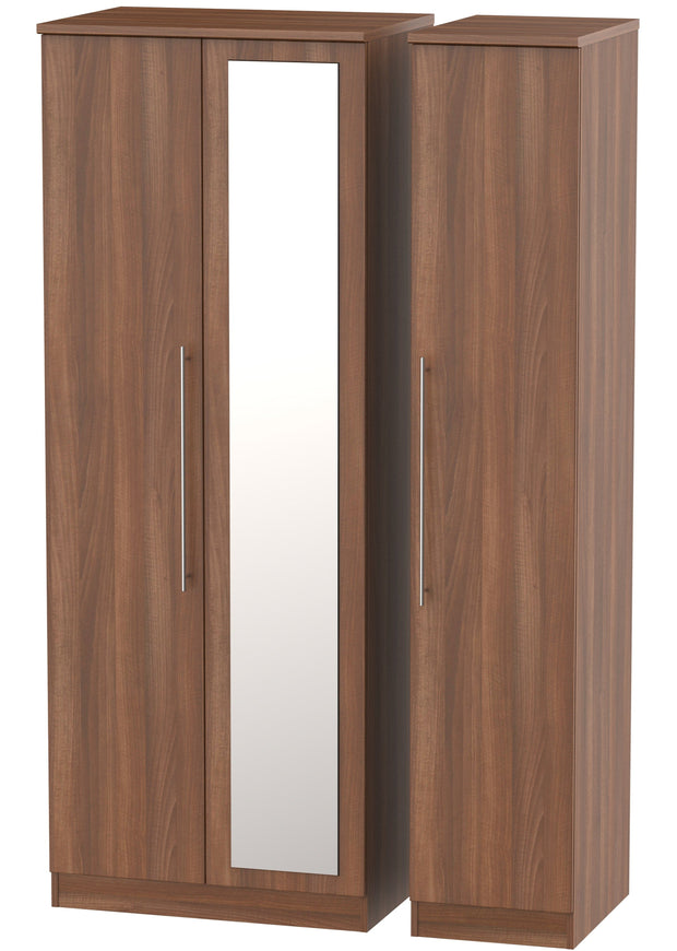 Sherwood 3 Door Tall Mirror Wardrobe