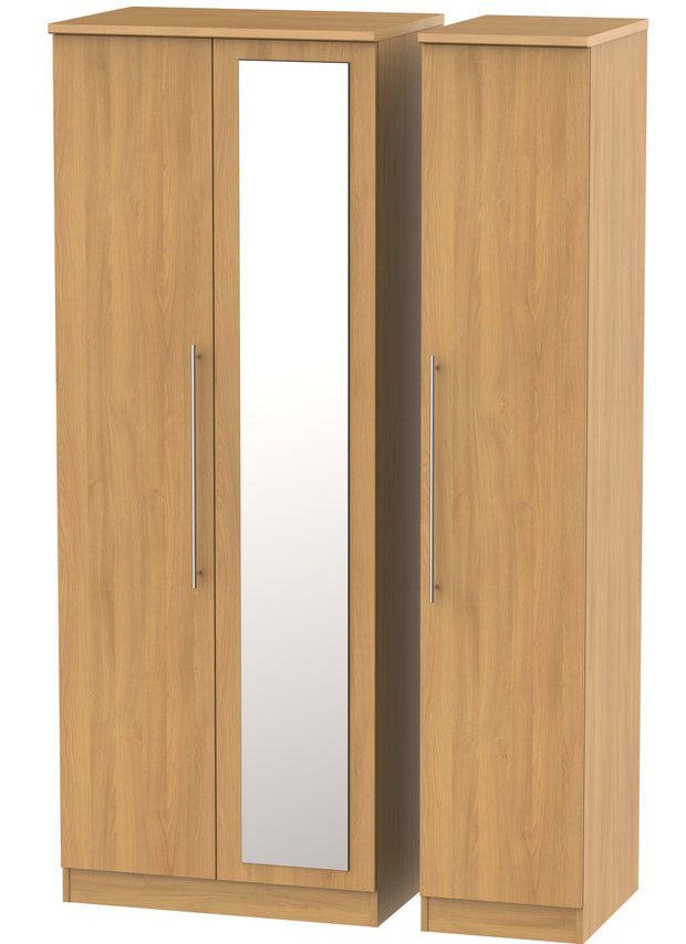 Sherwood 3 Door Tall Mirror Wardrobe