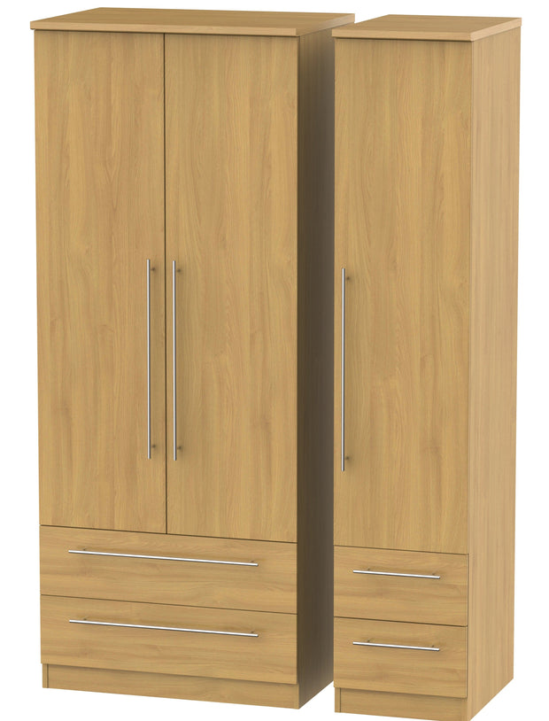 Sherwood 3 Door 4 Drawer Wardrobe