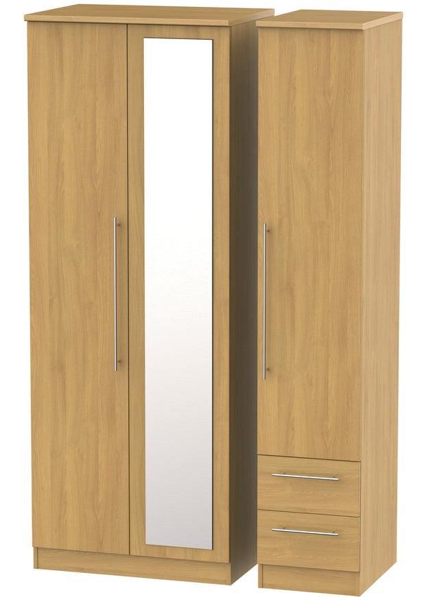 Sherwood 3 Door 2 Drawer Tall Combi Wardrobe