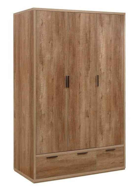 Stockwell 3 Door + 2 Drawer Wardrobe