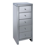 Seville 5 Drawer Narrow Chest Of Drawers