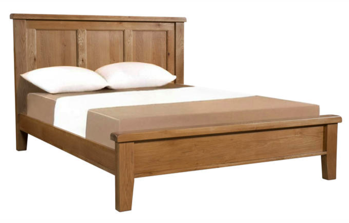 Somerset Oak King Size Low Foot End Bed