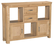 Treviso Oak Low Display Unit