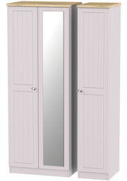 Vienna 3 Door Tall Mirror Wardrobe