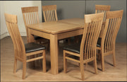 Treviso Oak 140cm Extension Dining Table