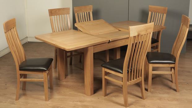 Treviso Oak 140cm Extension Dining Set