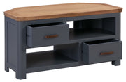 Treviso Midnight Blue Corner TV Unit