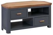 Treviso Midnight Blue Corner TV Unit