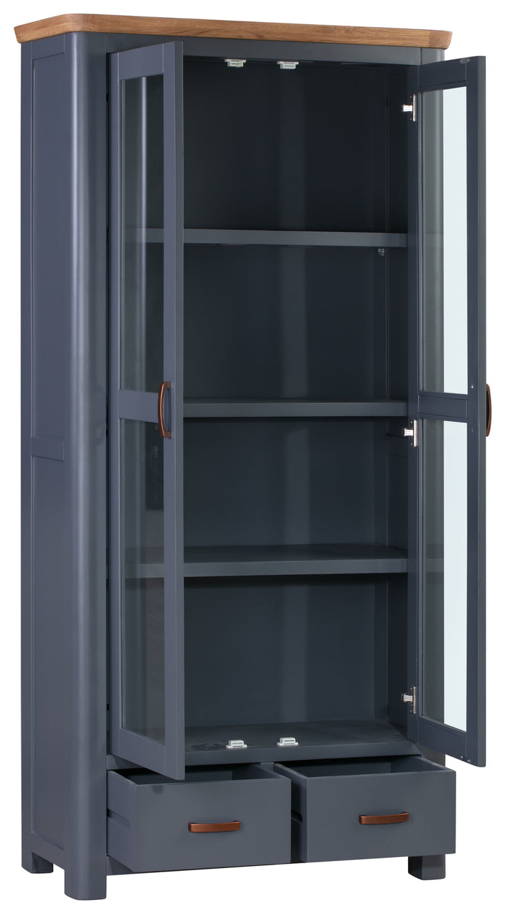 Treviso Midnight Blue Display Cabinet