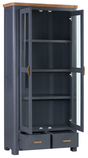 Treviso Midnight Blue Display Cabinet