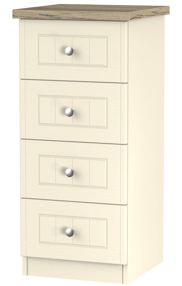Vienna 4 Drawer Tall Chest Of Drawers