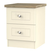 Vienna 2 Drawer Bedside Cabinet